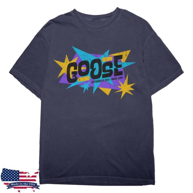 Goose Band Merch Sandy, UT - September 2024 Event New T-Shirt Goose The Band Shop