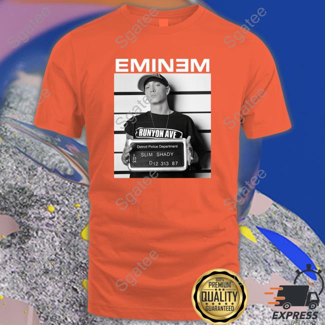 Shop Eminem Merch Official Arrest Slim Shady T-Shirt