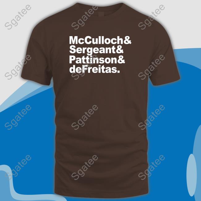 Official Mcculloch & Sergeant & Pattinson & Defreitas Shirt Tee