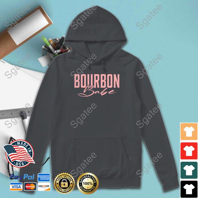 Bourbon Babe Grey Shirt