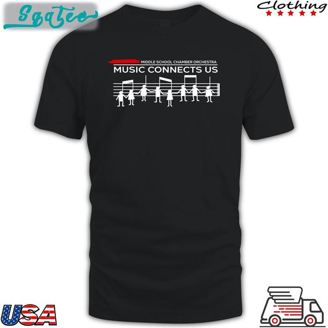 Threatening Music Notation Music Connects Us Shirts ThreatNotation