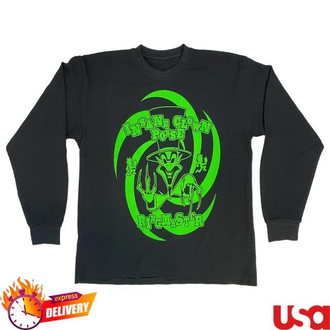 Official Icp Merch Store Insane Clown Posse Ringmaster Round L/S Tee